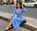 Button Knit Dress