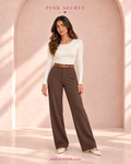 Wide Leg Joukh Lycra Pants