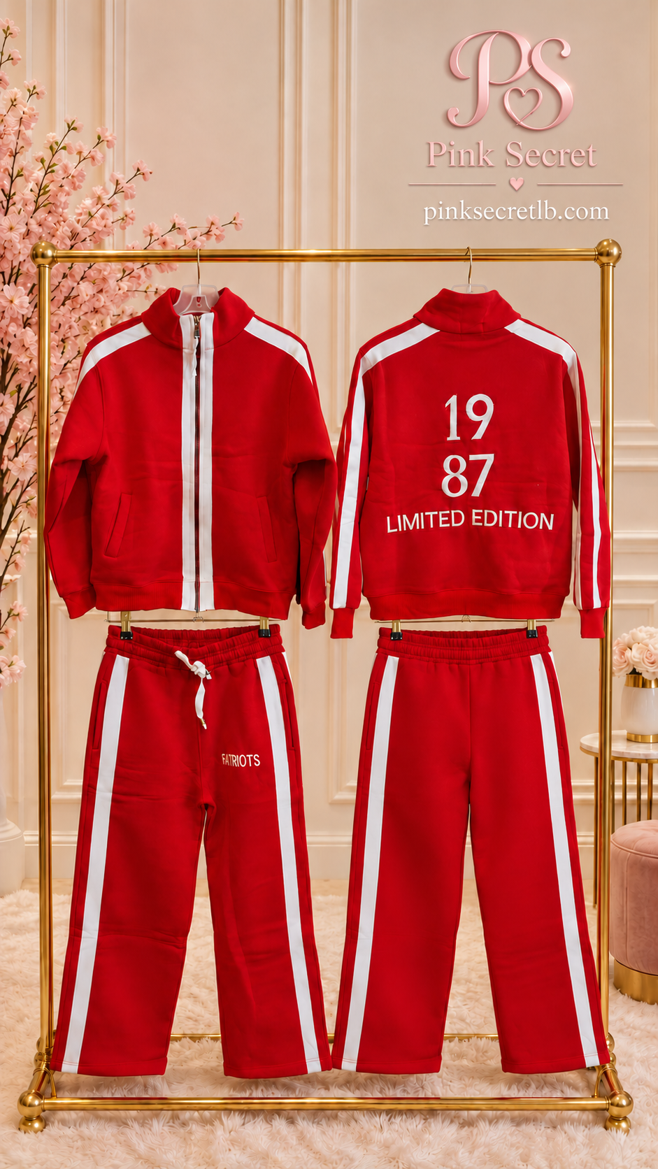 Stripe Tracksuit Set