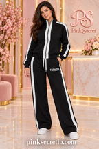 Stripe Tracksuit Set