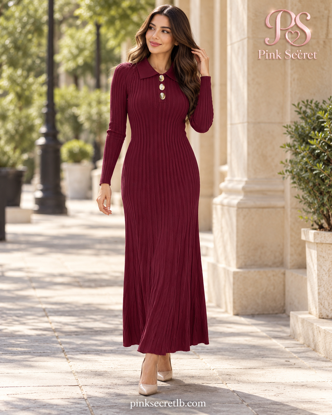 Ribbed Knit Dress
