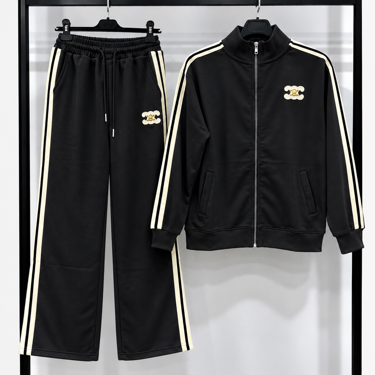 Stripe Tracksuit Set