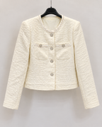 Textured Button Jacket