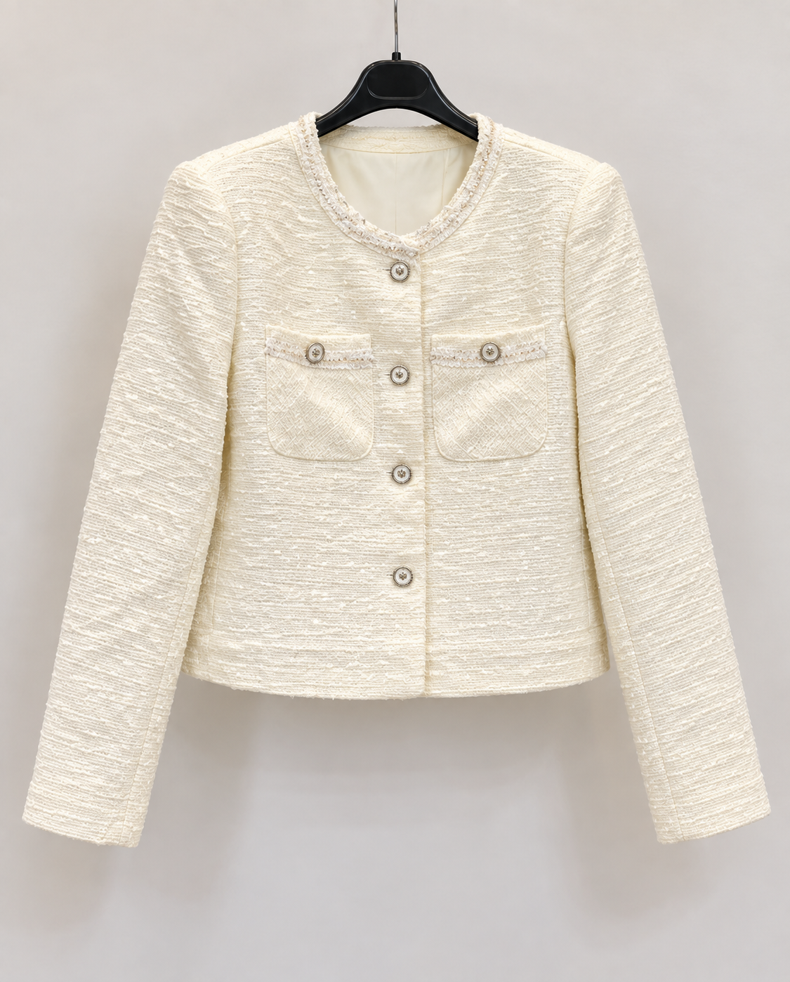 Textured Button Jacket