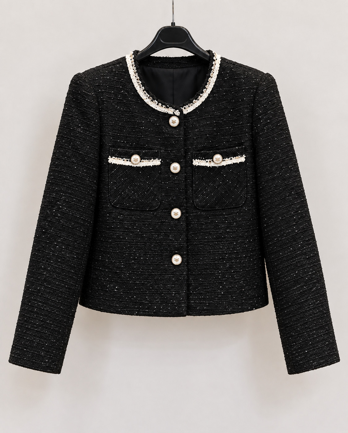 Textured Button Jacket