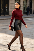 Embellished High Neck Top