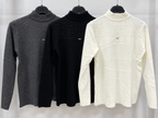 Embellished High Neck Top