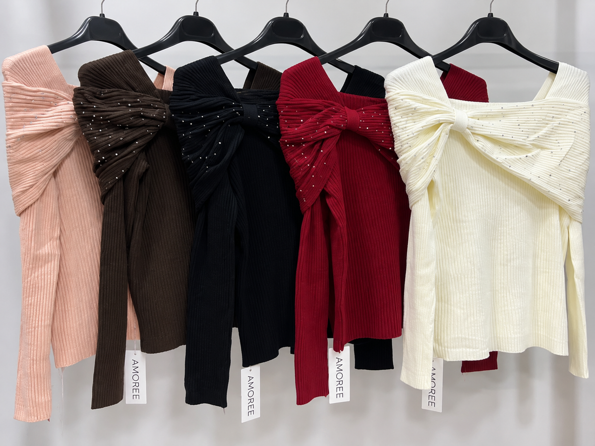 Embellished Bow Top