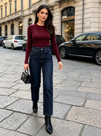 Ribbed Basic Top