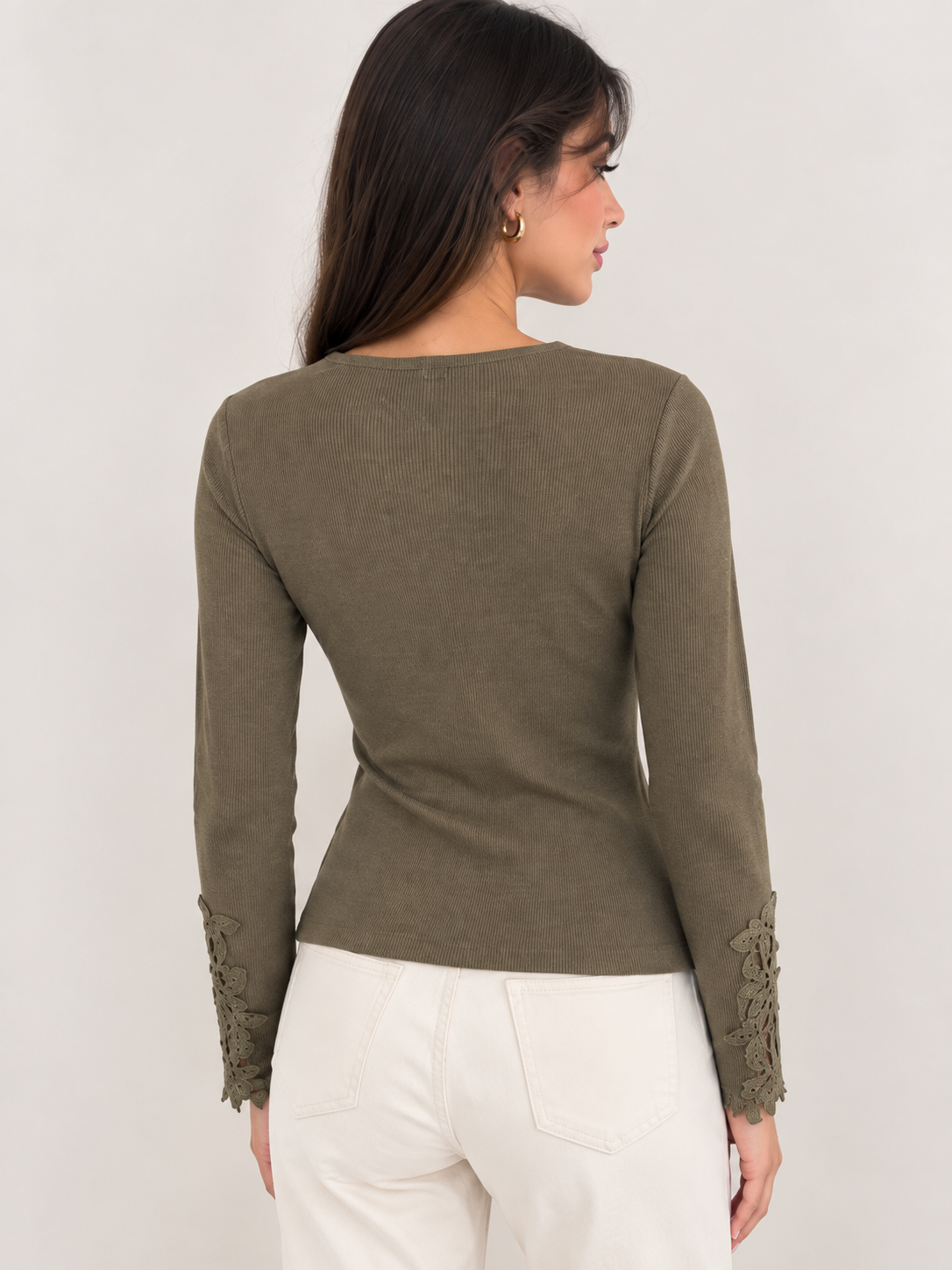 Lace Trim Top