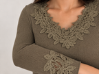 Lace Trim Top
