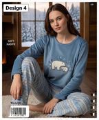 Soft Velvet Pajama Set