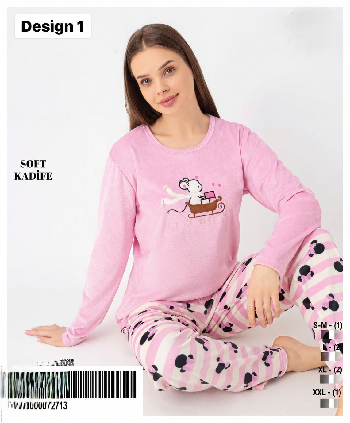 Soft Velvet Pajama Set