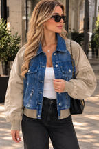 Denim Parachute Jacket