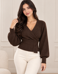 Wrap Knit Top