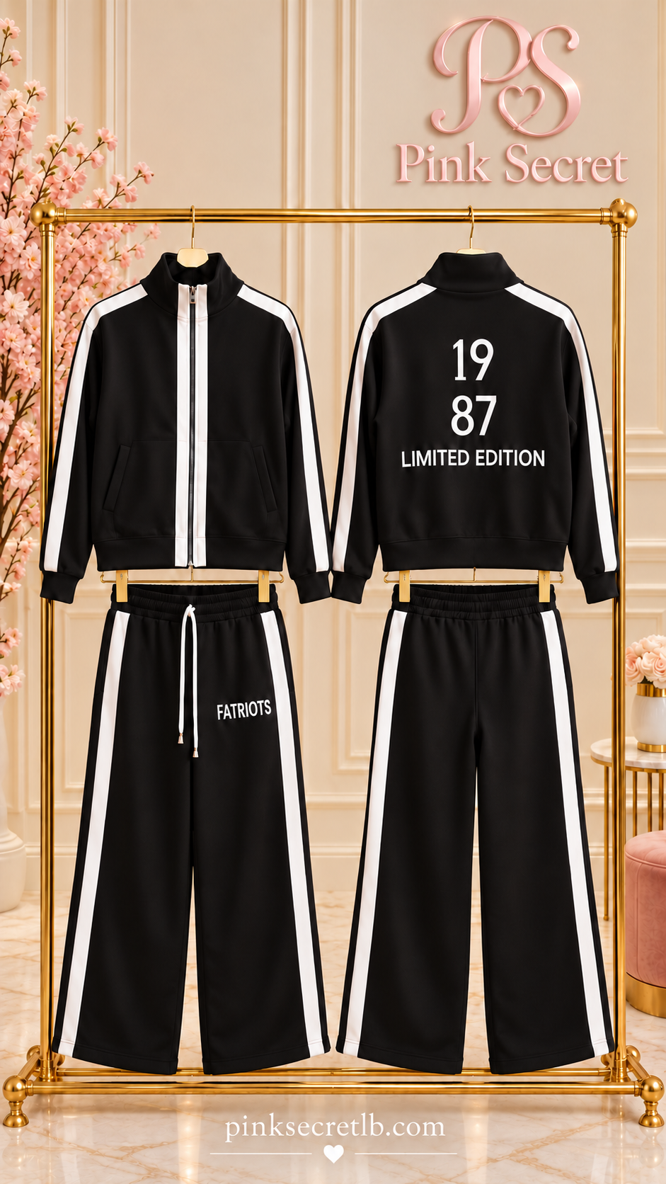 Stripe Tracksuit Set