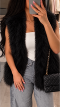 Shaggy Fur Vest