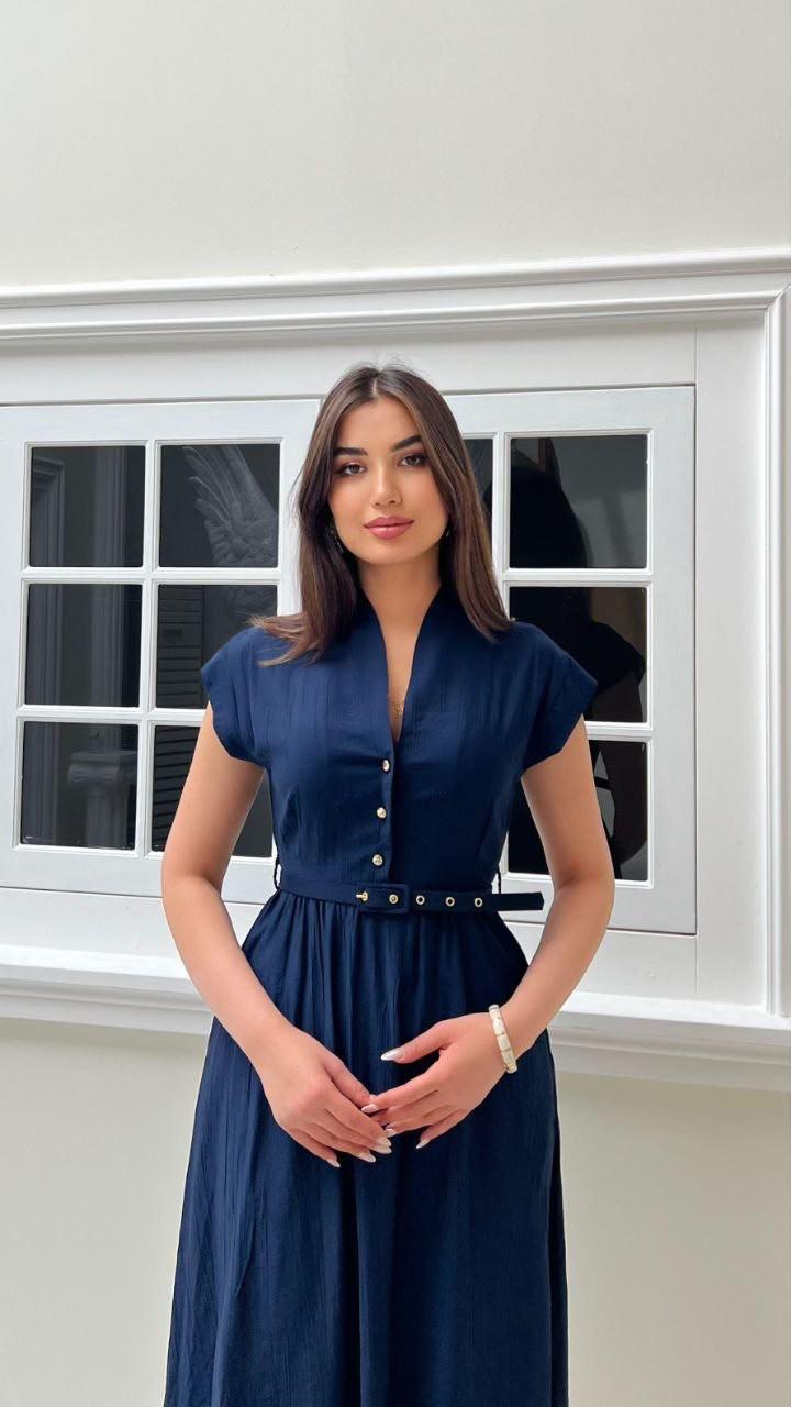 Belted Midi Dress