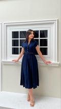 Belted Midi Dress