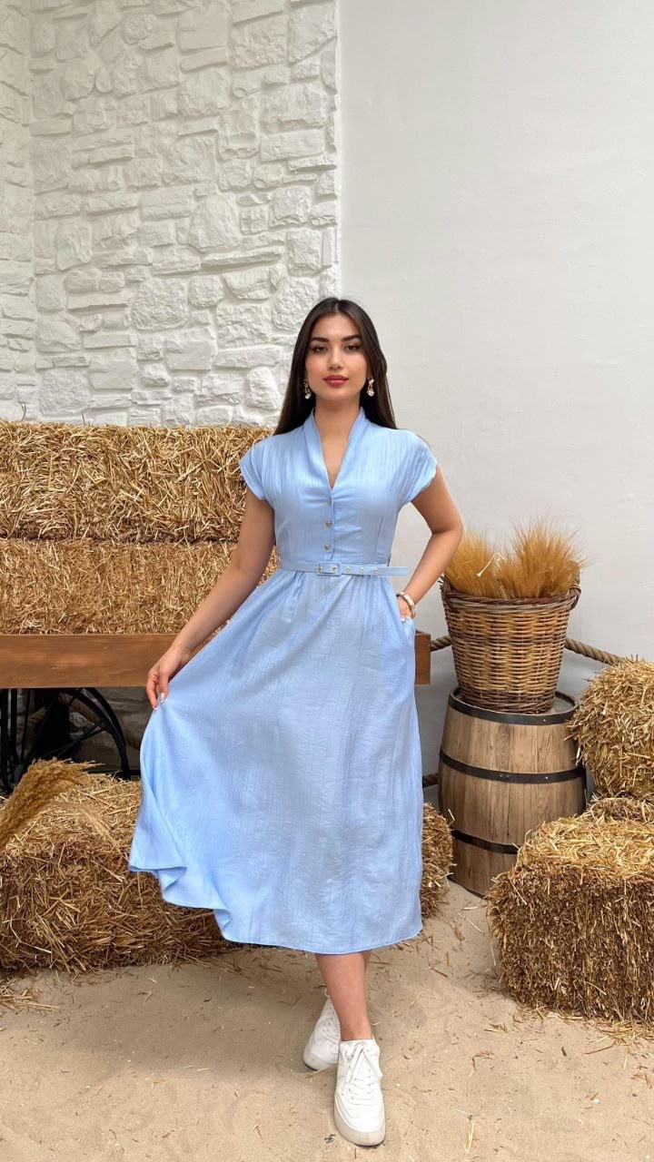 Belted Midi Dress