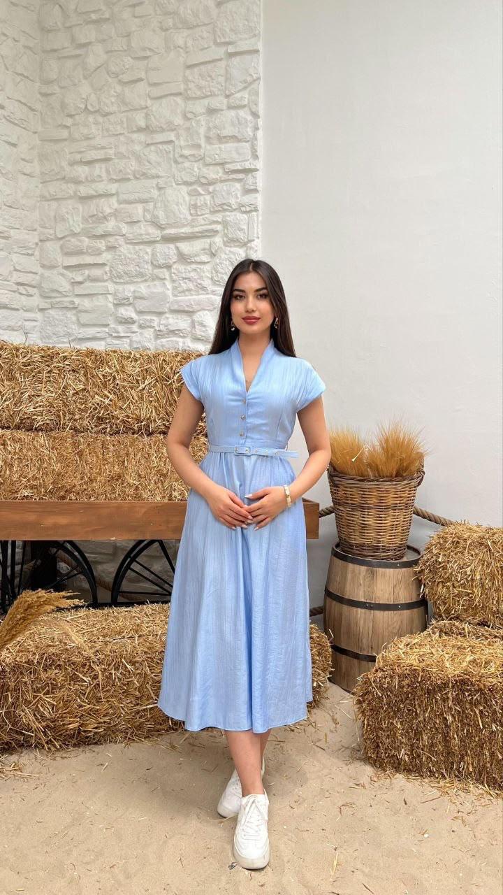 Belted Midi Dress