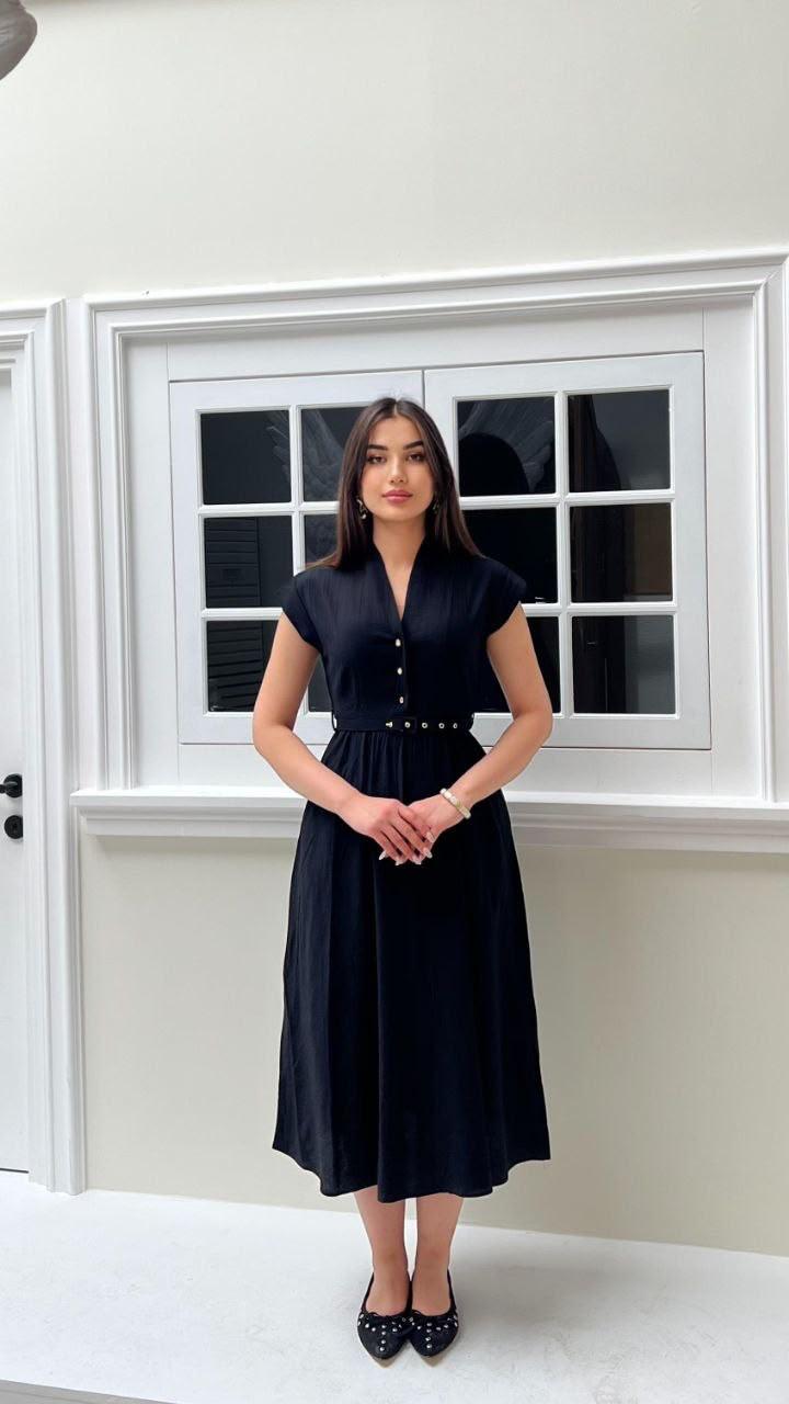 Belted Midi Dress