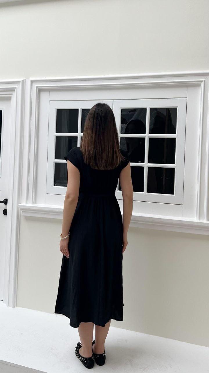 Belted Midi Dress