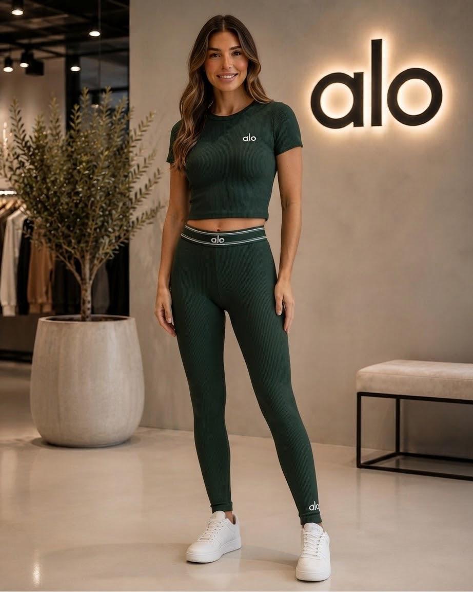 ALO Ribbed Two-Piece Set