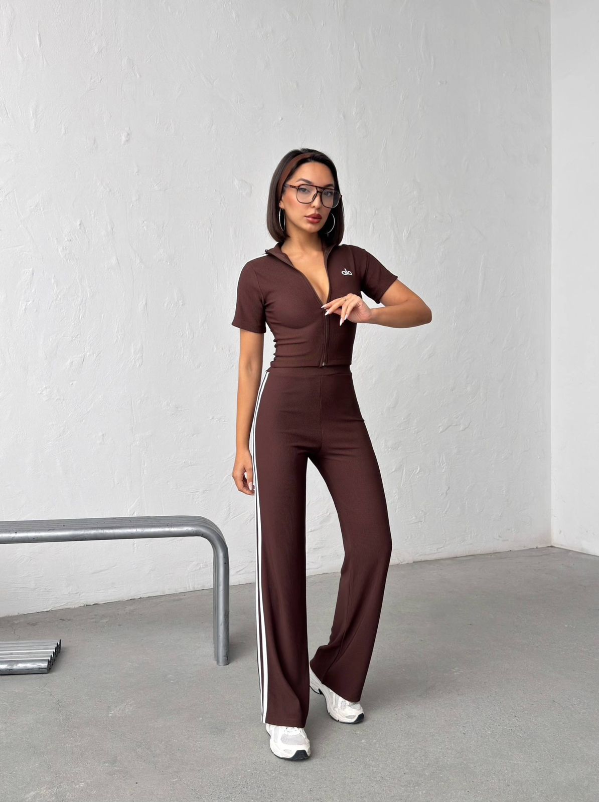 ALO Zip-Up Two-Piece Set