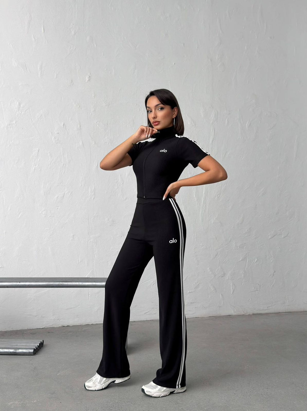 ALO Zip-Up Two-Piece Set