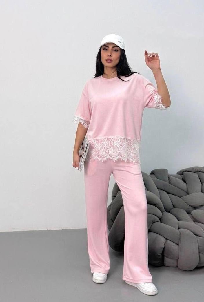 Oysho Lace Two-Piece Set