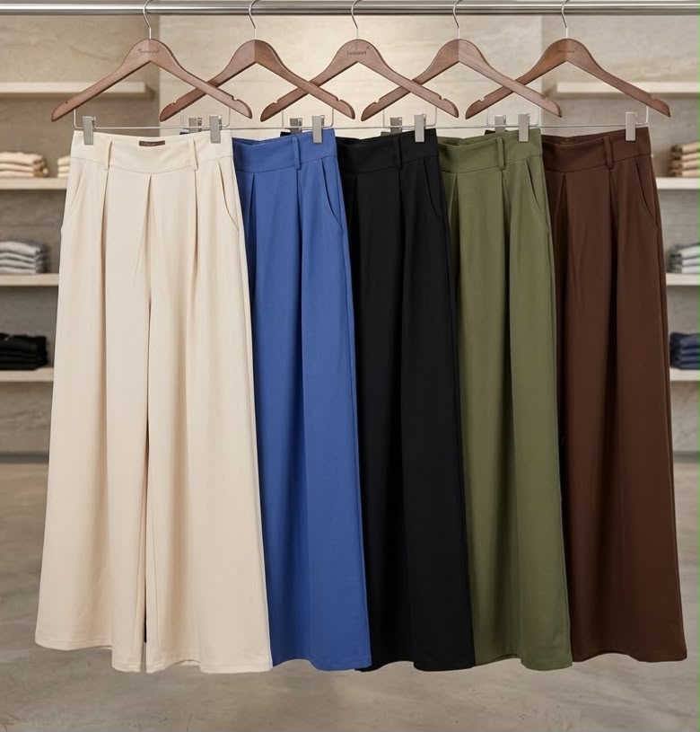 Linen Wide-Leg Pants