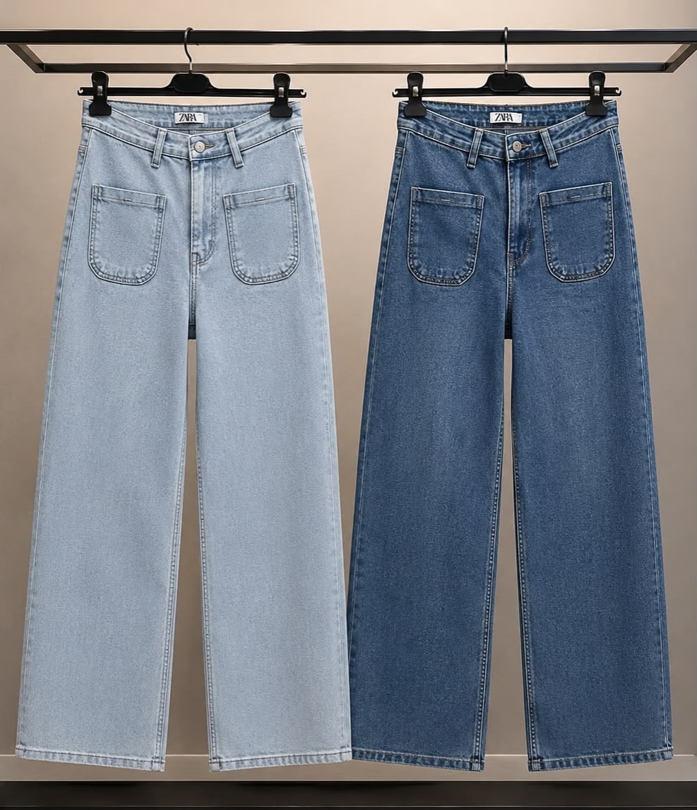 Wide-Leg Jeans