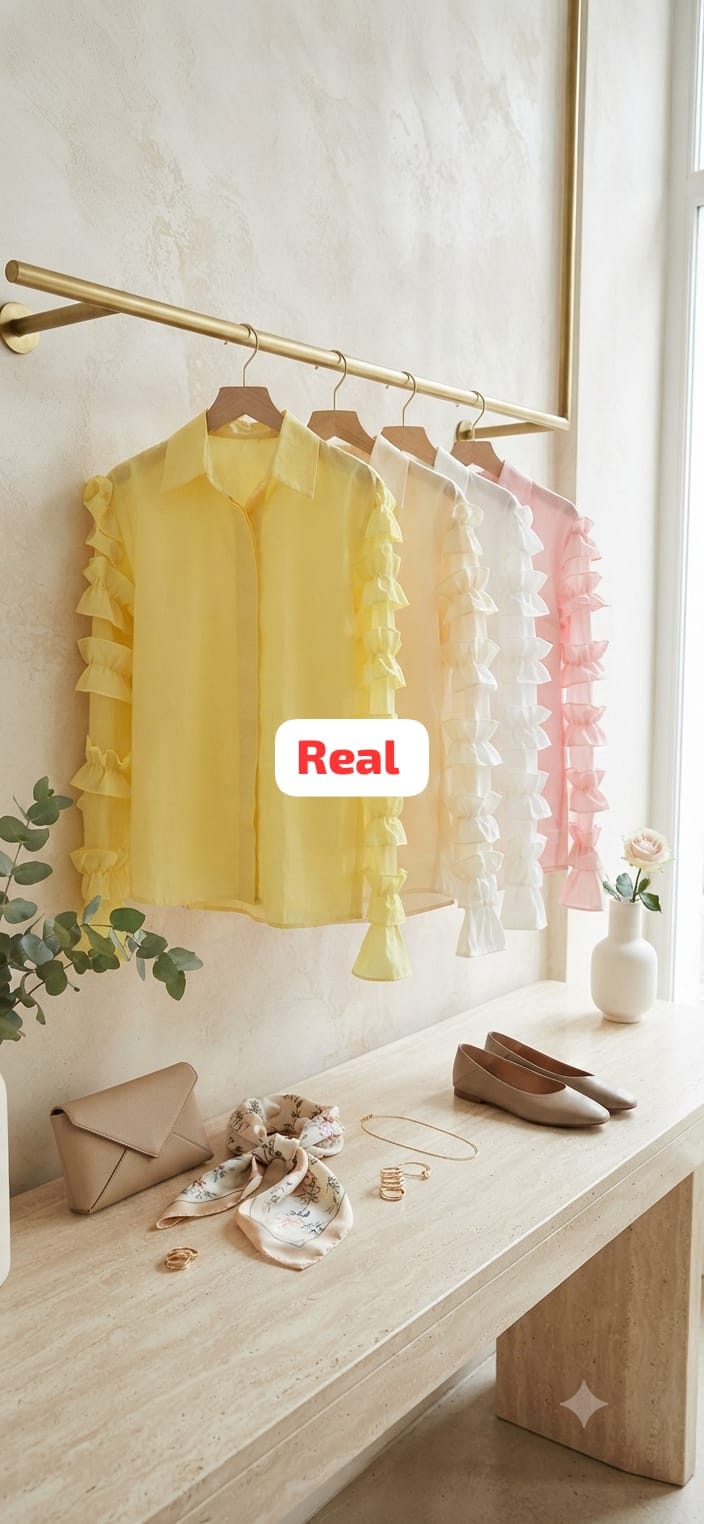 Ruffle Sleeve Shirt