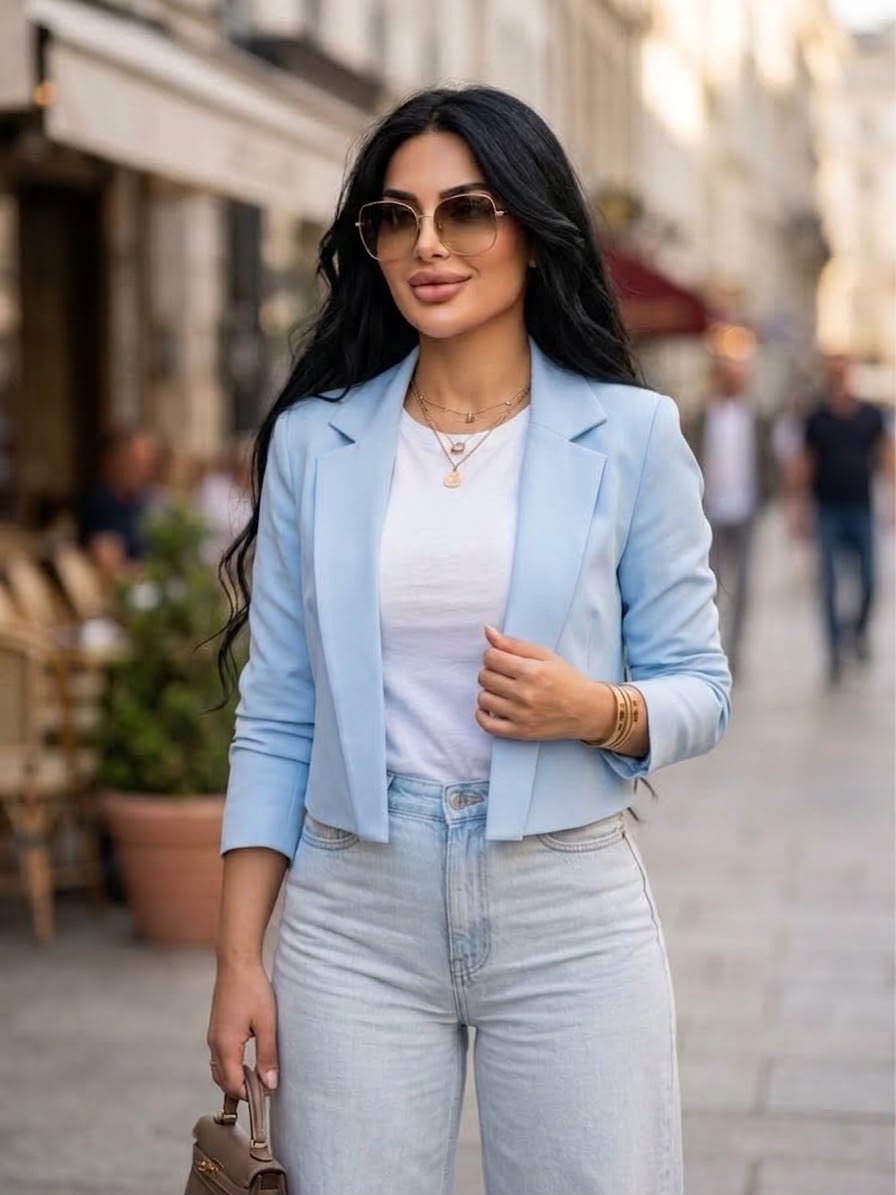 Cropped Blazer