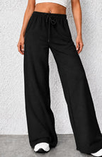Cotton Wide-Leg Pants