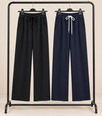 Cotton Wide-Leg Pants