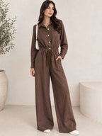 Utility Wide-Leg Jumpsuit