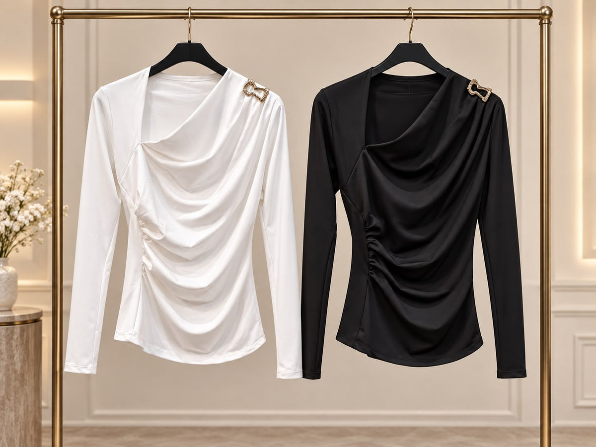 Detail Draped Top