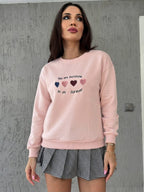 Heart Detail Sweatshirt