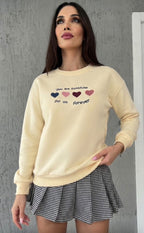Heart Detail Sweatshirt