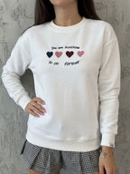 Heart Detail Sweatshirt