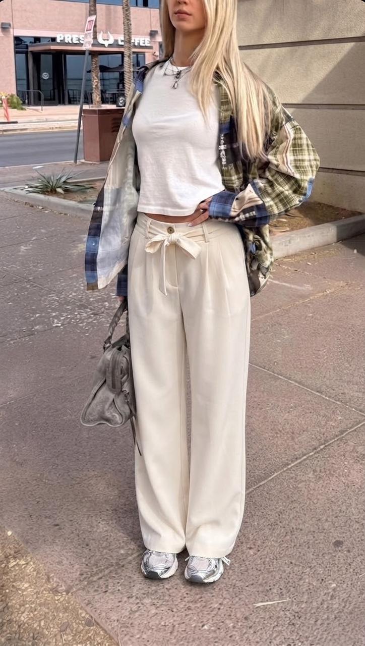 Oysho Wide-Leg Pants