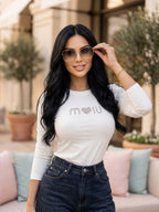 Rhinestone Heart Top