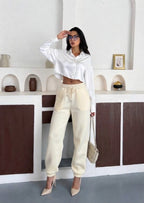 Cuffed Jogger Pants
