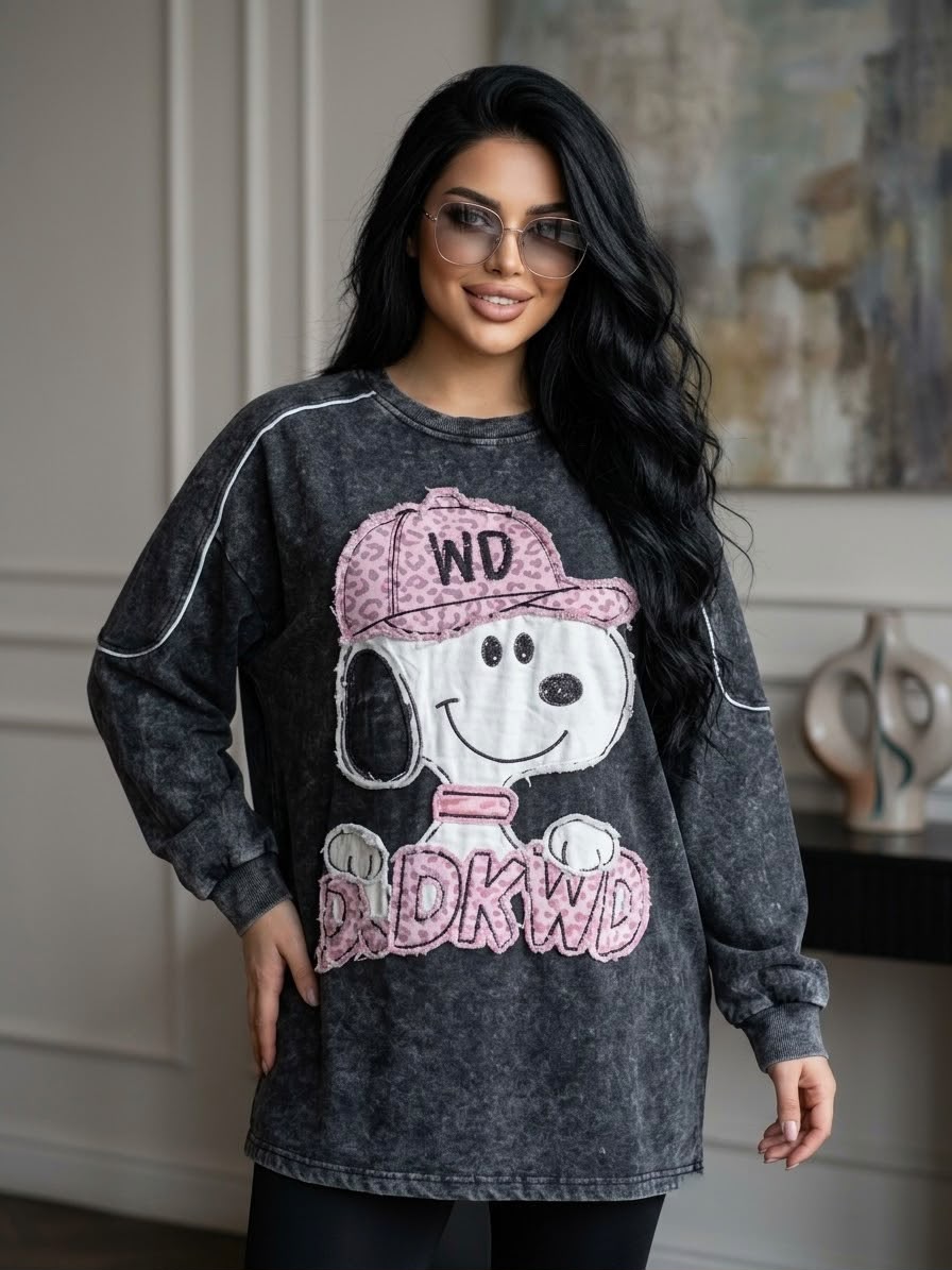 Oversized Graphic Sweatshirt