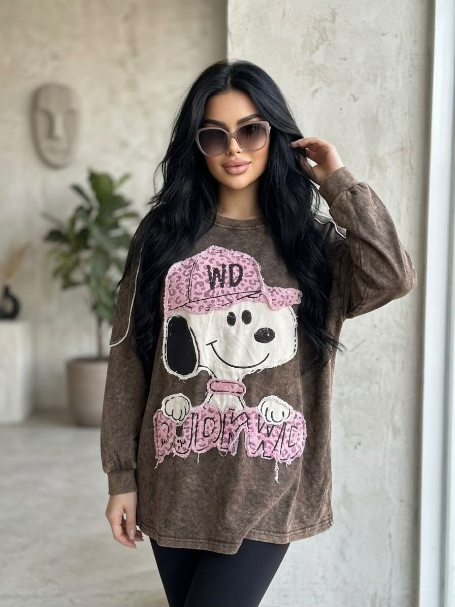 Oversized Graphic Sweatshirt