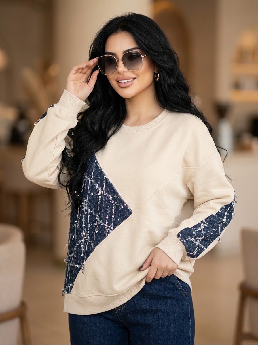 Sequin Sweatshirt