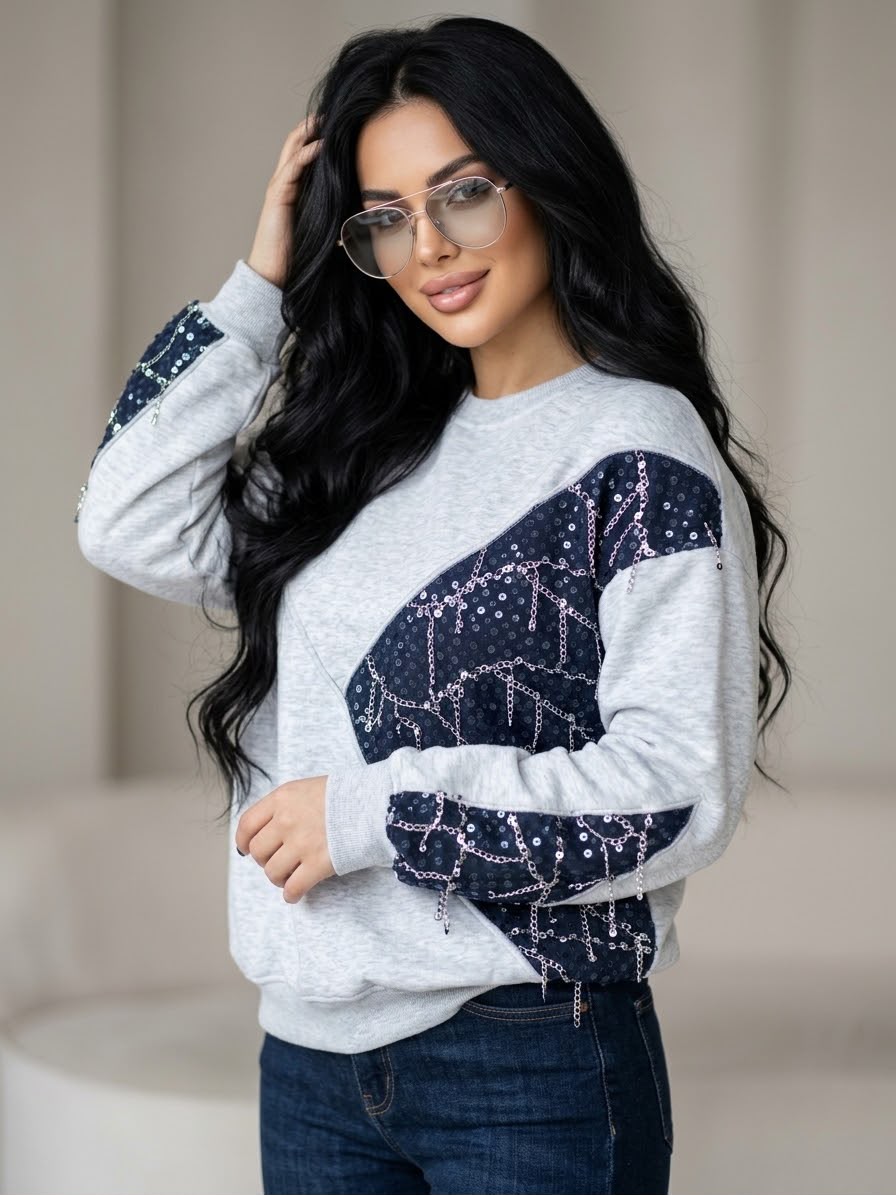 Sequin Sweatshirt