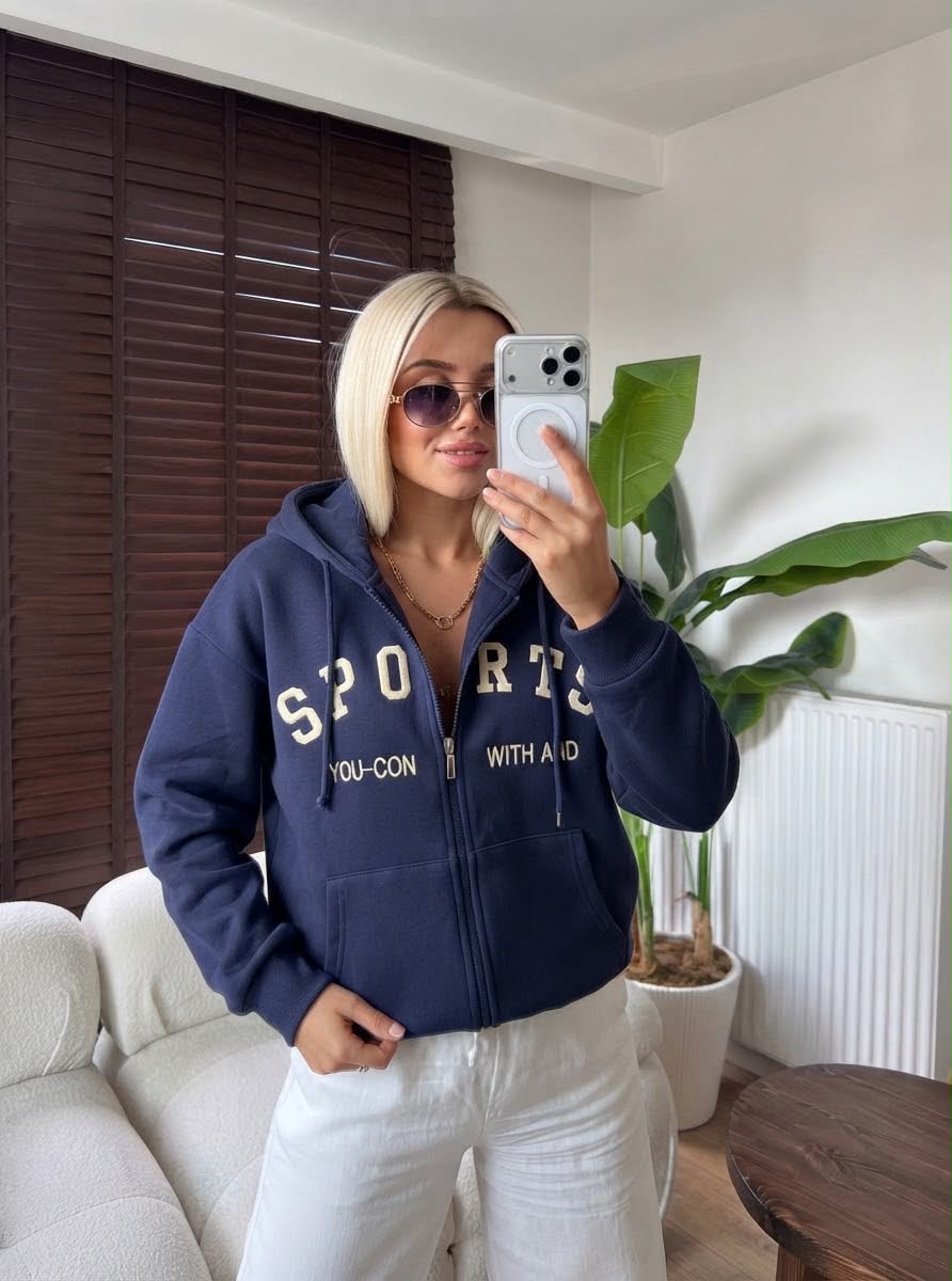 Sports Zip Hoodie